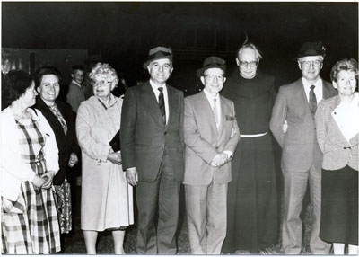 1988: 1. Besuch einer Delegation aus Marcilat in Wadersloh, hier beim Schützenfest in Göttingen