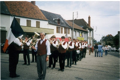 1996: Das Blasorchester Diestedde in Marcillat