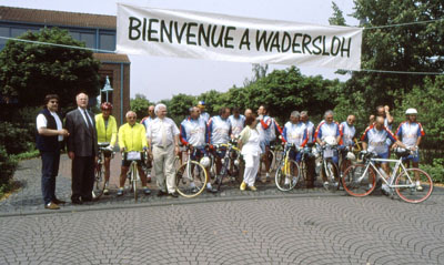 2000: Deutsch-Französische Radtour des Radfahrer-Clubs Néris (CTN) > Néris-Wadersloh (1000 km) in acht Etappen