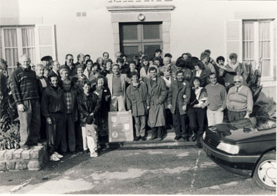 Partnerschaftsfeier 1991 in Marcillat