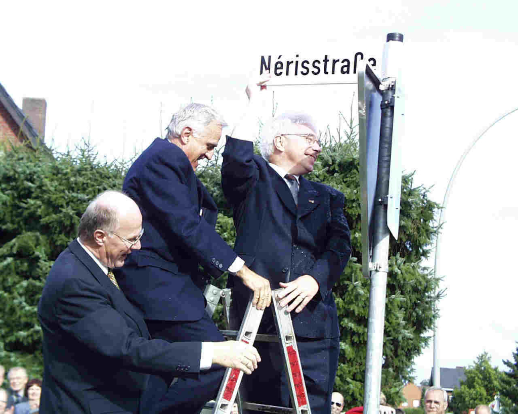 Einweihung der Nérisstraße in Wadersloh